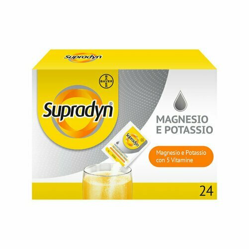 Supradyn Magnesio e Potassio Integratore Vitamine e Minerali 24 Bustine