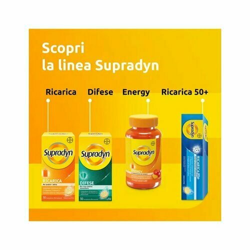 Supradyn Magnesio e Potassio Integratore Vitamine e Minerali 48 Bustine