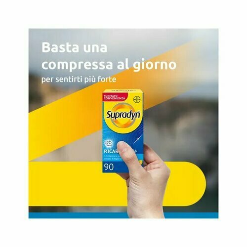 Supradyn Ricarica 50+ Integratore Vitamine e Minerali 90 Compresse