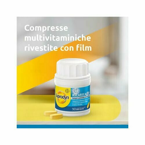 Supradyn Ricarica 50+ Integratore Vitamine e Minerali 90 Compresse