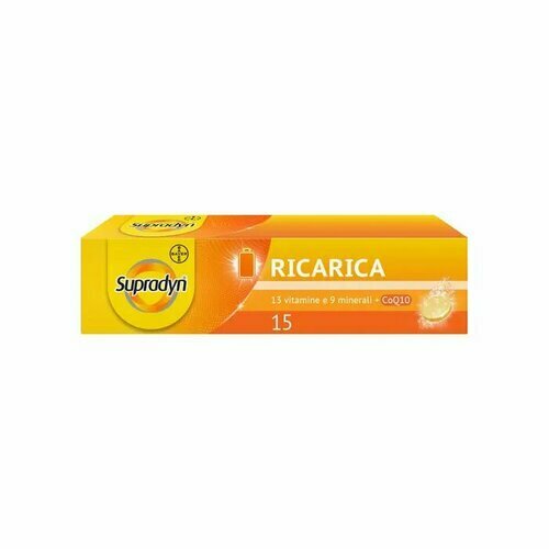 Supradyn Ricarica Integratore Multivitaminico e Minerali 15 Compresse Effervescenti