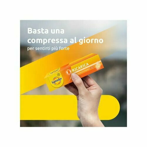 Supradyn Ricarica Integratore Multivitaminico e Minerali 15 Compresse Effervescenti