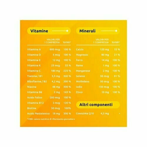 Supradyn Ricarica Integratore Multivitaminico e Minerali 30 Compresse Effervescenti