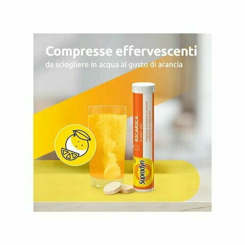 Supradyn Ricarica Integratore Multivitaminico e Minerali 30 Compresse Effervescenti