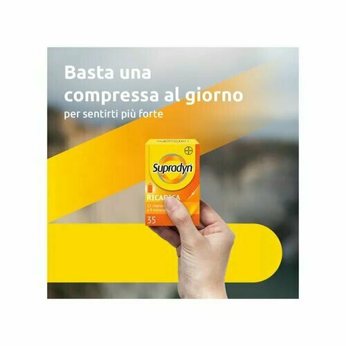 Supradyn Ricarica Integratore Multivitaminico e Minerali 35 Compresse