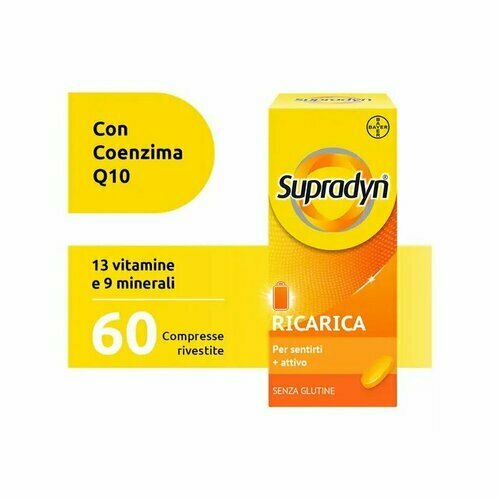 Supradyn Ricarica Integratore Multivitaminico e Minerali 60 Compresse