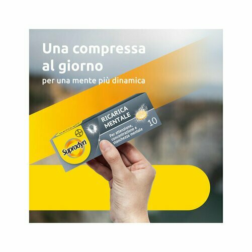 Supradyn Ricarica Mentale per Memoria e Concentrazione 10 Compresse Effervescenti