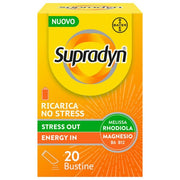 Supradyn ricarica no stress integratore vitamine e magnesio contro la stanchezza da stress 20 buste