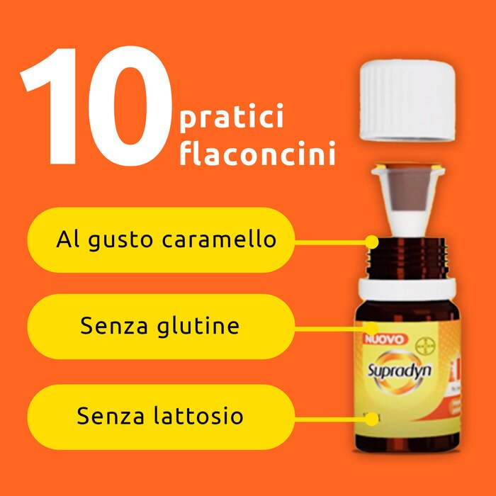Supradyn ricarica pro b12 integratore adulti 50+ con vitamina b12 e zinco 10 flaconcini