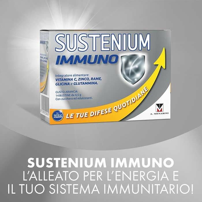 Sustenium Immuno Integratore Sistema Immunitario 14 Bustine 