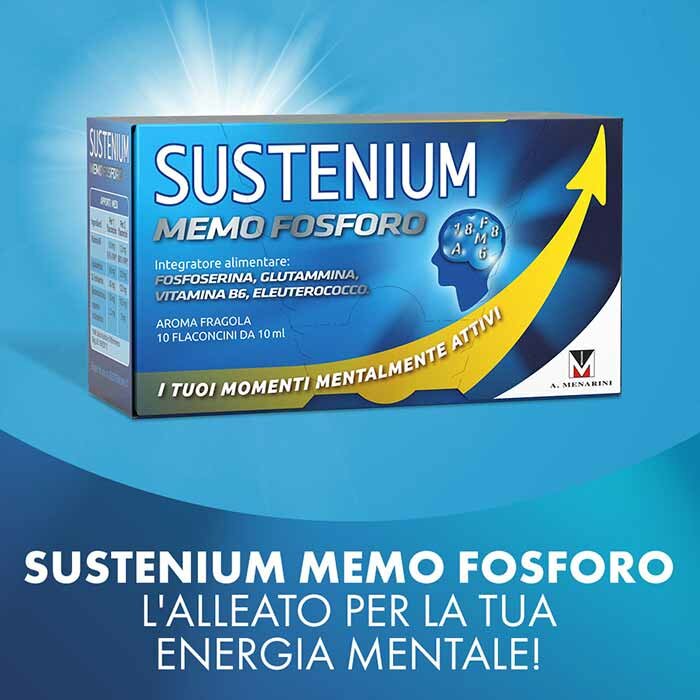 Sustenium Memo Fosforo Integratore Per La Memoria 10 Flaconcini