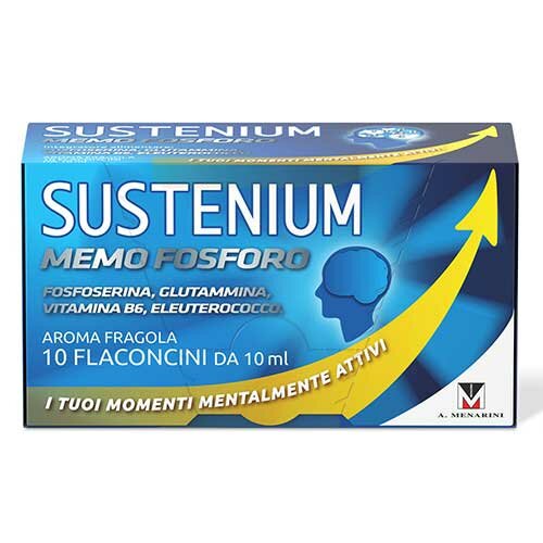 Sustenium Memo Fosforo Integratore Per La Memoria 10 Flaconcini
