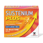 Sustenium plus, integratore energizzante gusto limone e miele 22 bustine