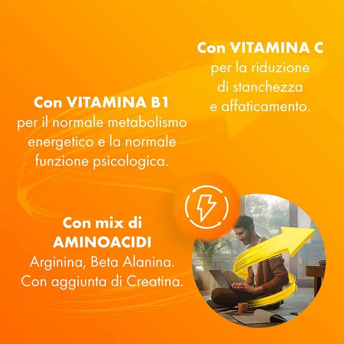 Sustenium plus, integratore energizzante gusto limone e miele 22 bustine