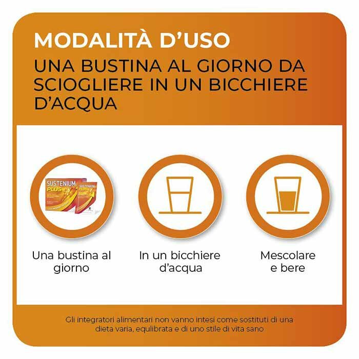 Sustenium Plus Intensive Formula Creatina e Arginina 12 bustine