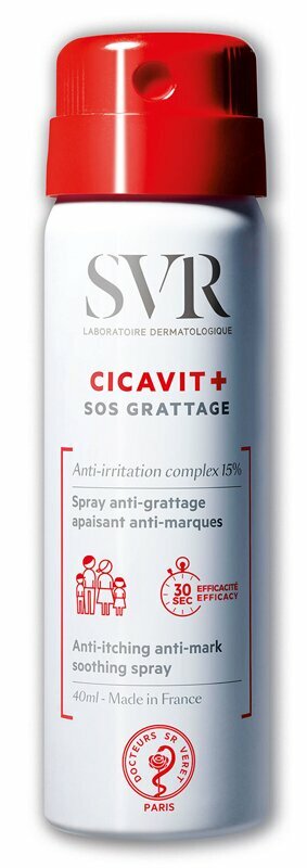 SVR Cicavit + SOS Grattage Spray Anti-prurito e Anti-segno 40 ml