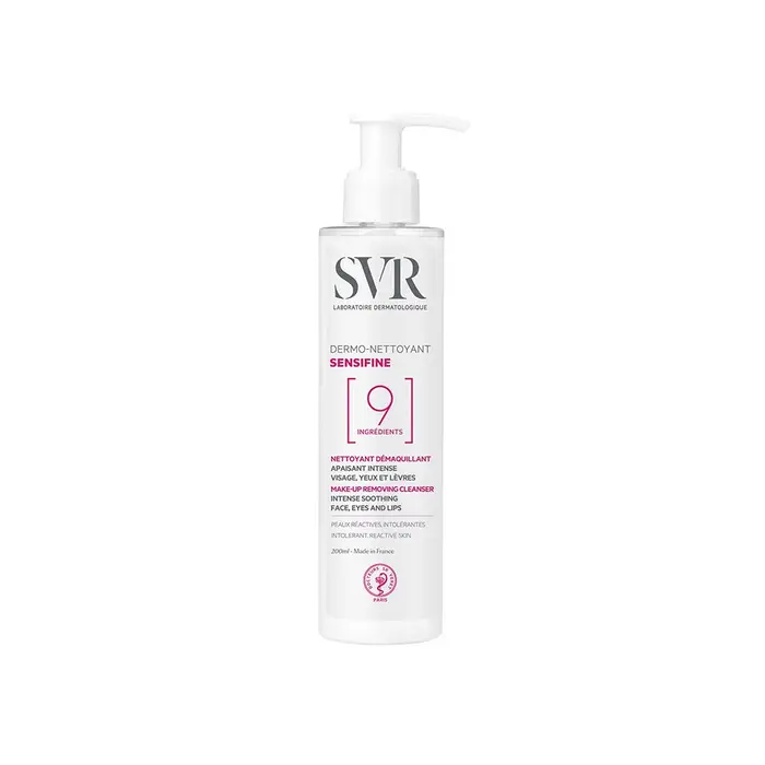 SVR Sensifine Dermo Nettoyant Struccante Viso, Occhi e Labbra 400 ml