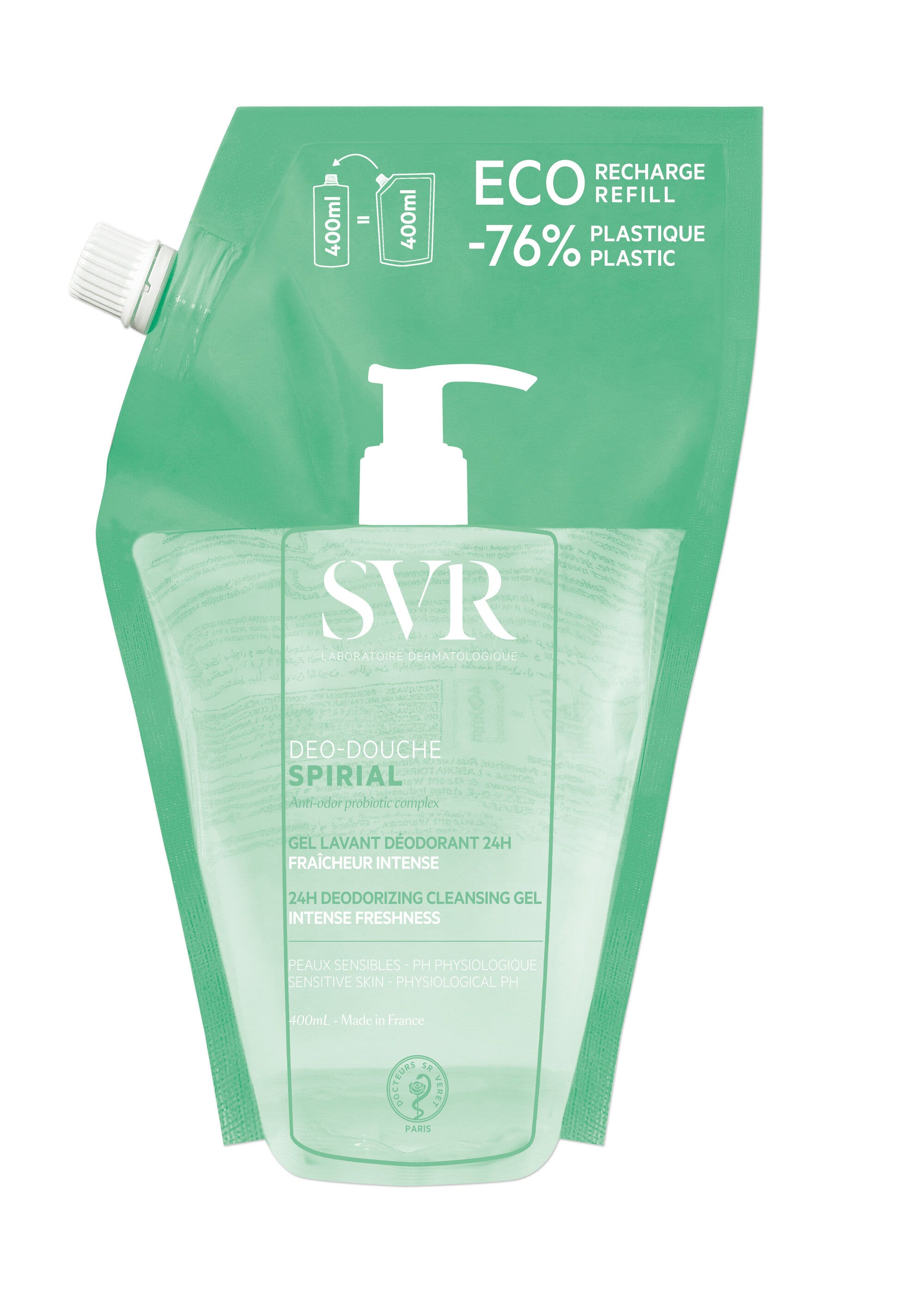 Svr spirial deo douche gel-doccia refill 400ml