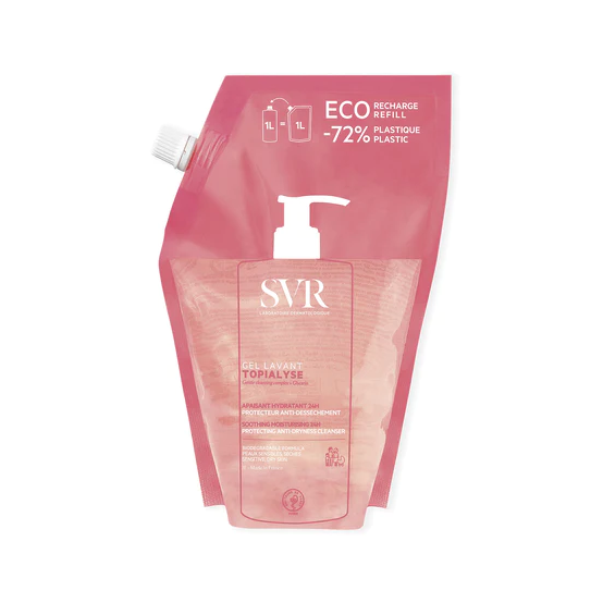 SVR Topialyse Gel Lavant Eco-Recharge Detergente Lenitivo 1L