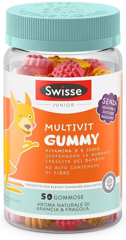 Swisse junior multivitaminico gummy 50 pastiglie gommose