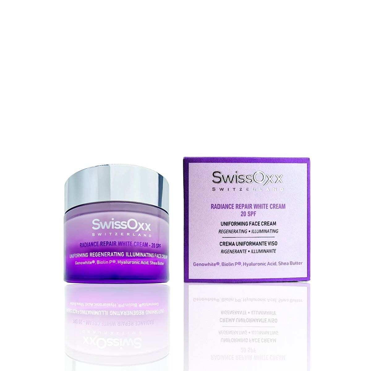 Swissoxx crema viso 20spf uniformante illuminante 50ml