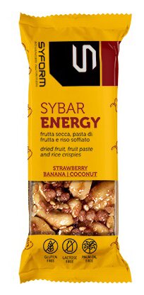 Sybar energy barretta fragola/banana/cocco 30 g