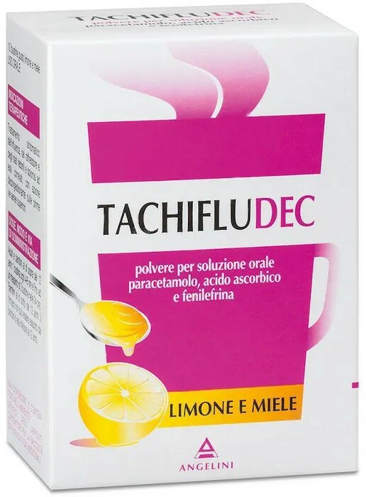 Tachifludec limone miele soluzione orale 16 bustine