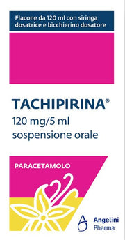 Tachipirina Sciroppo Vaniglia/Caramello Sospensione Orale 120ml 120mg/5ml