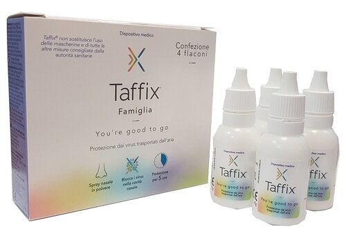 Taffix family spray nasale in polvere 4 pezzi da 1 g