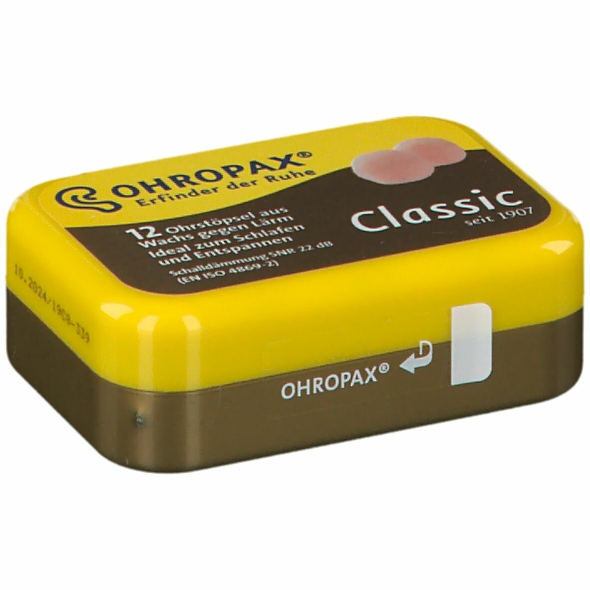 Tappo auricolare ohropax cera 12 pezzi
