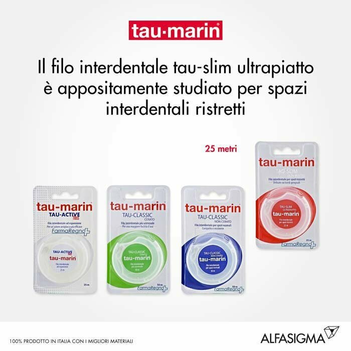 Tau-Marin Filo Interdentale Slim Ultrapiatto 25 mt