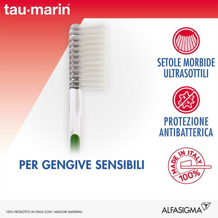 Tau-Marin Spazzolino Denti Sensibili setole morbide
