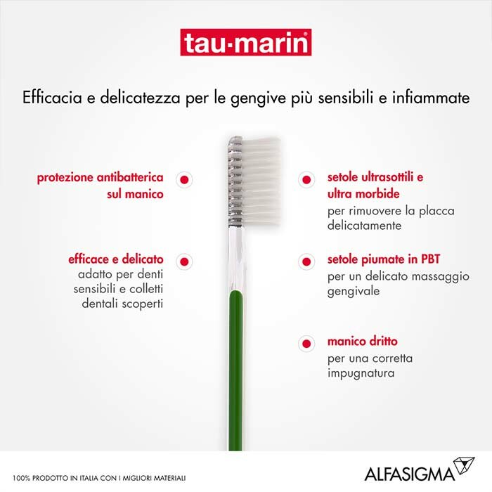 Tau-Marin Spazzolino Denti Sensibili setole morbide