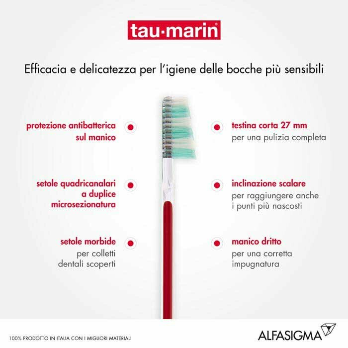 Tau-Marin Spazzolino Gengive Sensibili Setole Morbide Ultrasottili