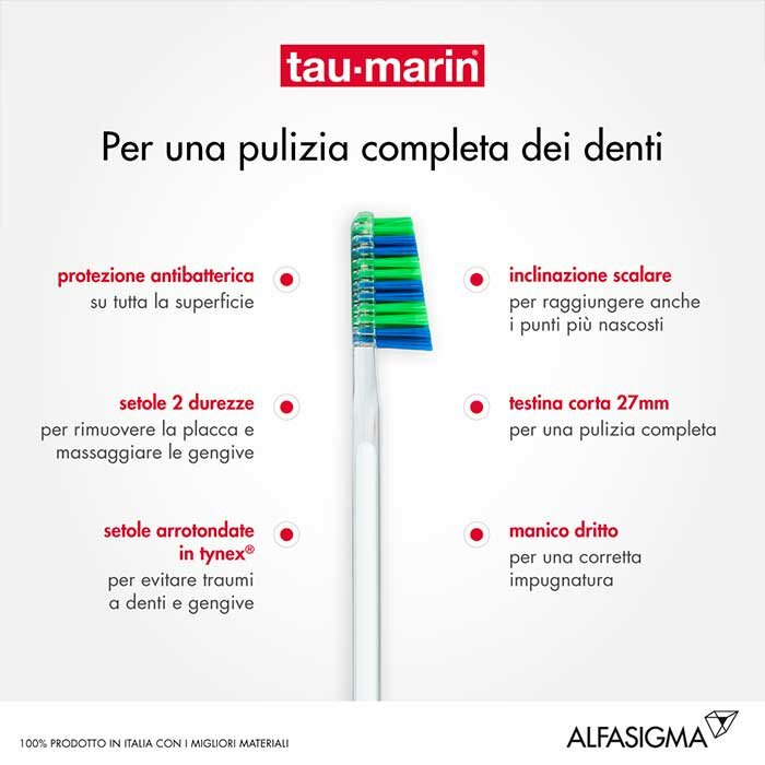 Tau-Marin Spazzolino Professional 27 setole medie