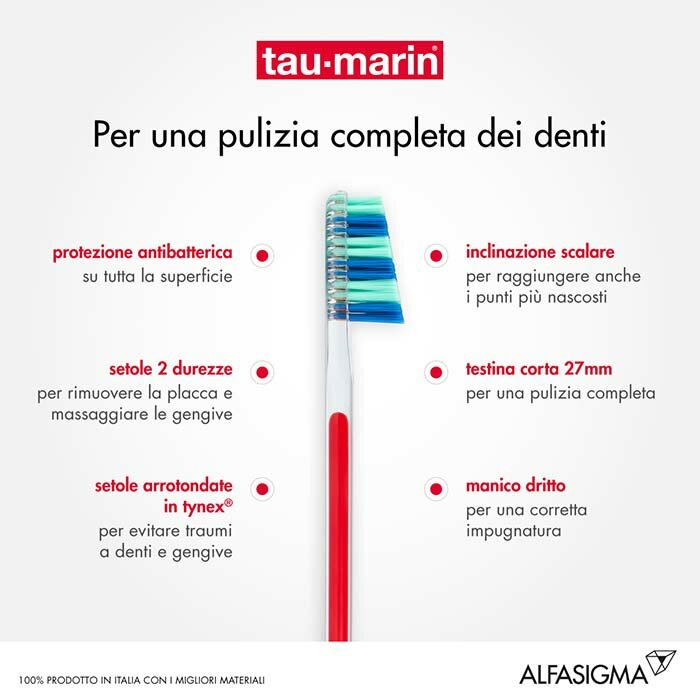 Tau-Marin Spazzolino Professional 27 setole molto morbide