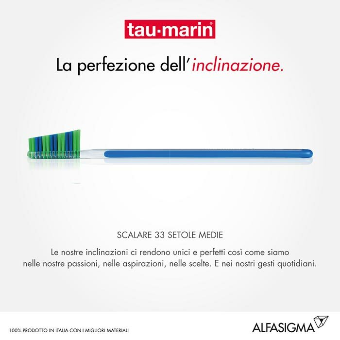 Tau-Marin Spazzolino Scalare 33 setole medie