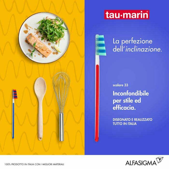 Tau-Marin Spazzolino Scalare 33 setole molto morbide 