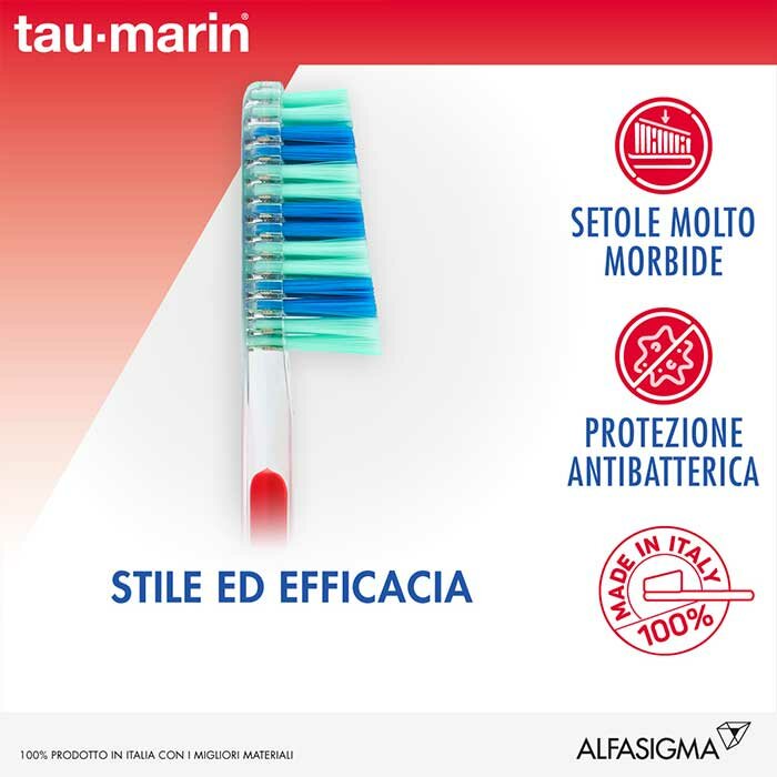 Tau-Marin Spazzolino Scalare 33 setole molto morbide 