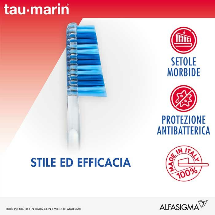 Tau-Marin Spazzolino Scalare 33 setole morbide