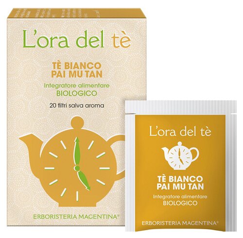 Te' bianco pai mu tan bio 20 filtri 30 g