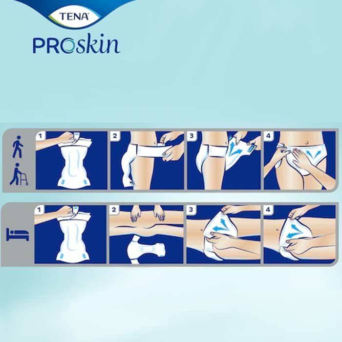 TENA Flex Maxi Taglia S Pannoloni per Incontinenza 22 Pezzi