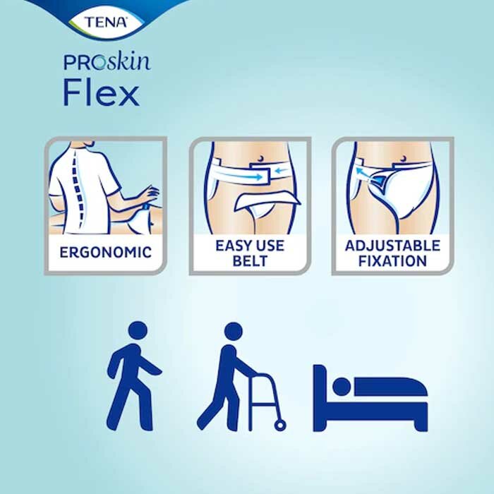 TENA Flex Maxi Taglia XL Pannoloni per Incontinenza 21 Pezzi