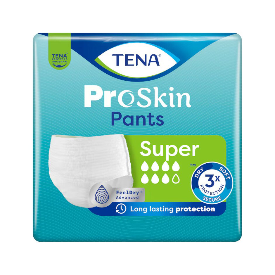 Tena proskin pants super mutandine assorbenti small 12 pezzi