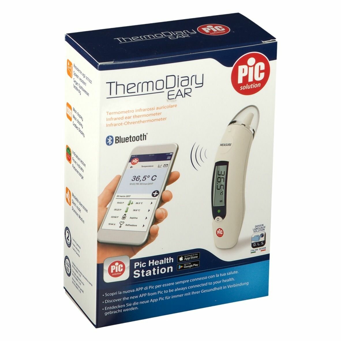Termometro pic infrarossi auricolare