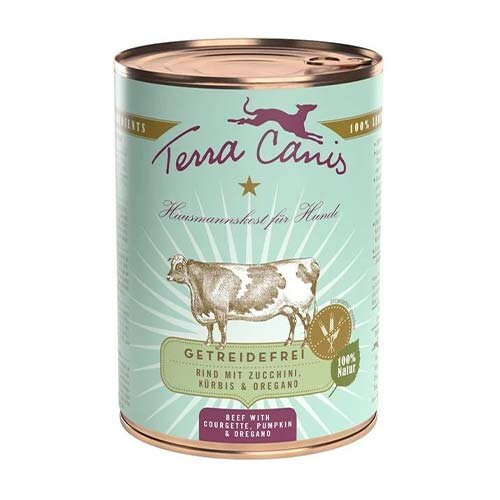 Terra Canis Grain Free Manzo Con Zucchine Zucca e Origano 400 g