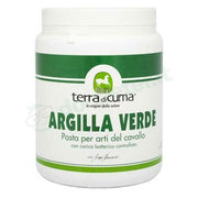 Terra Di Cuma Argilla Verde Equini Pasta Defaticante Cavalli 1 Kg
