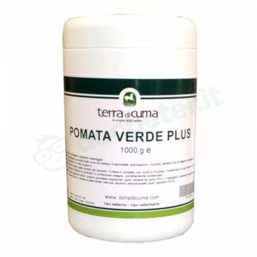 Terra di Cuma Pomata Verde Plus Lenitiva Cavalli 1000g