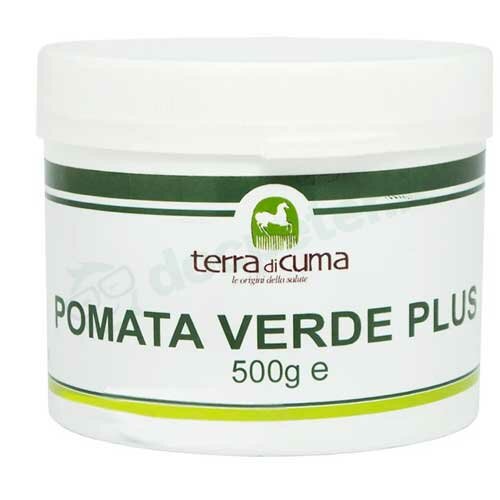 Terra Di Cuma Pomata Verde Plus Lenitiva Cavalli 500g