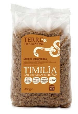 Terre e tradizioni stelline di timilia integrale bio 400g